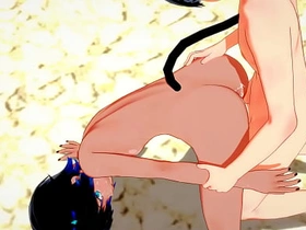 BL-猫男x狐男无套干两炮-伪娘变装日本亚裔漫画动漫游戏色情男同 gay group porn chinese