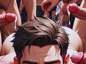 动漫hentai白嫩伪娘群交肌肉男免费视频 gay chinese portuguese porn