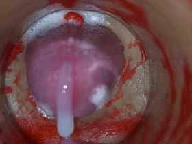 内射实录——体内镜头捕捉男性深喉射精 japanese gay porn handsome