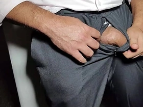 YURI GACHO - 发情的老板当众打飞机射精 - 帅哥在大家面前撸大鸡巴狂射 gay asian story porn