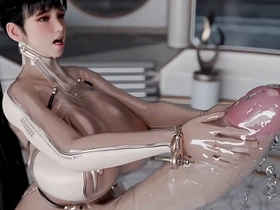 肥臀Ana肛交她的变性继女，Eve打飞机并把精液射满她的西装 chubby japan gay porn