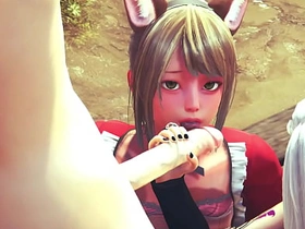 妖媚伪娘 - 三人行伪娘猛干 - 人妖变装日本亚洲漫画动漫游戏基佬片 japanese gay fetish porn