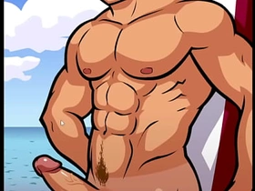 雄风系列：服务生 korean shower gay porn