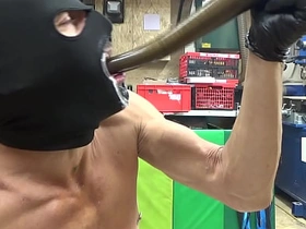 Extremeslut66 喉咙插30厘米，屁眼塞40厘米带神奇玫瑰蕾丝假阳具 gay porn big dick korean